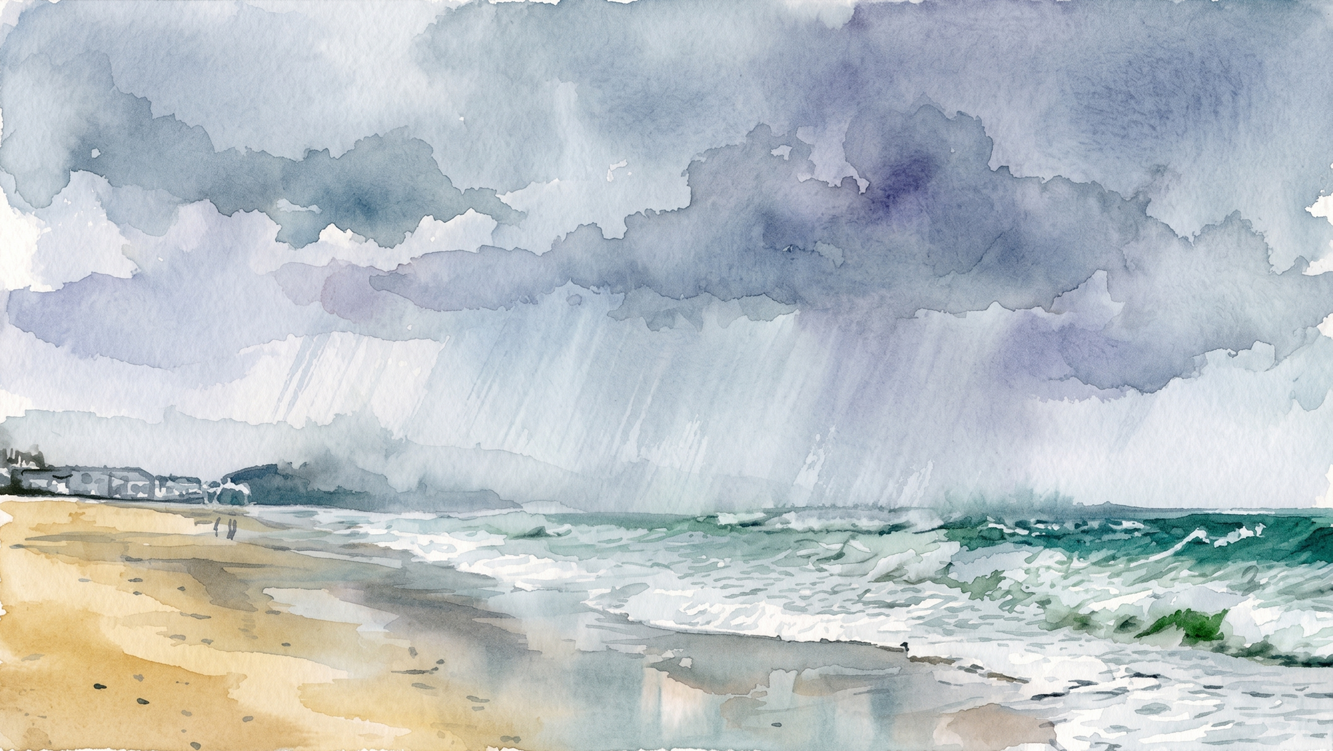 final watercolour output generated from the long prompt