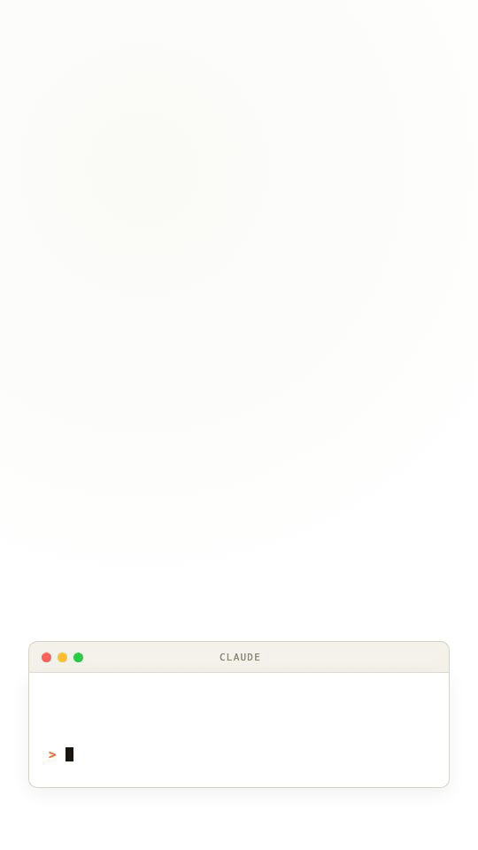 manic user typing a long prompt into claude code